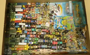 Galoob, ERTL & Similar, a Collection of Boxed and Unboxed Micro Scale Model Vehicles.