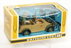 Britains 'Military Vehicles' Range - Set No. 9785 'Afrika Korps Scout Car' (Kubelwagen), Boxed.