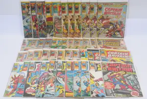 Marvel Comics UK Weekly, Captain Britain Comics (1976/81).  Includes #39 Final issue & Summer Special (1981) versus Spider-man.  Although unchecked for complet
