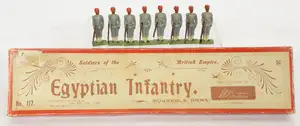 Britains Set No. 117 'Egyptian Infantry', Boxed