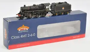 Bachmann branch-line OO Gauge 32-954 BR Std Class 4MT 2-6-0 No.75058 BR  lined black early emblem.