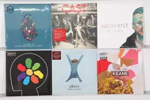 New Vinyl: Britpop and Indie rock collection featuring modern pressings from James, Elbow, and Keane.
Included titles:
James – Living In Extraordinary Times
