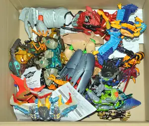 Hasbro, a Unboxed Group of Transformer Beast Wars Action Figures.
