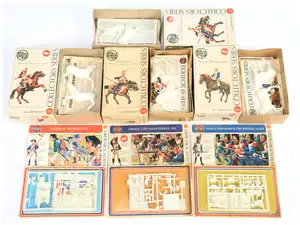 Airfix - Collectors Series, Includes 3 Blister packs and 4 boxed Sets: 01553-2 'French Grenadier', 01555-8 'American Soldier 1775', 01557-4 'French Line Infant