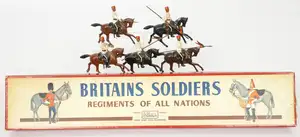 Britains - Set No. 115 'Egyptian Cavalry', Boxed. 1948 Post-war version