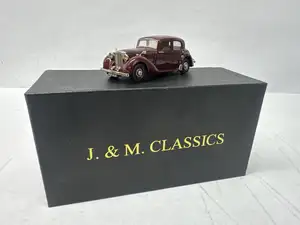 J & M Classics precision model car, Alvis TA14 Saloon Maroon No.30