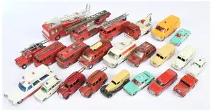 Dinky Toys Emergency Vehicles A Group Of 22 To Include Ford Escort MKI "Police", Range Rover
