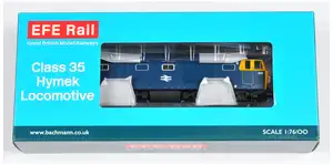 EFE Rail (By Bachmann) OO Gauge E84003 Class 35 'Hymek' 7016 in BR blue with full yellow ends. Conditions are Excellent Plus to Near Mint in Near Mint box and 
