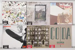 New Vinyl: Classic rock vinyl collection featuring a selection of high-quality 180g remastered pressings from Led Zeppelin. These editions include several of t