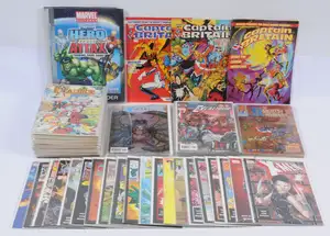 Marvel & similar, Comics & Trading Cards, Excalibur, Captain Britain, Daredevil, The Incredible Hulk, The Mighty Thor, X-Men & similar.  Includes Topps Marvel 