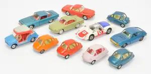 Corgi Toys A Group Of 11 To Include - Porsche Carrera 6 Racing Car, Fit 600 Jolly, Heinkel Economy, Ghia L.6.4  plus others