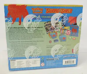 The Pokemon Company, a Sealed Sword & Shield Base Set Zamazenta Trainer Box.