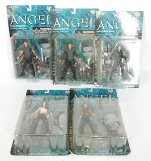 Moore Action Collectibles, a boxed Group of Angel Action Figures.