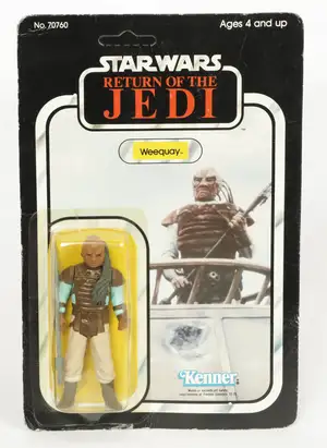 Kenner Star Wars vintage 3.75 inch action figure Weequay ROTJ 77A.