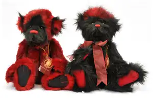 Charlie Bears Red Liquorice and Clancy pair