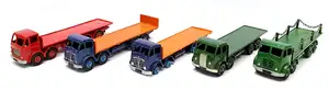 Dinky, an unboxed Foden and Leyland Octopus group