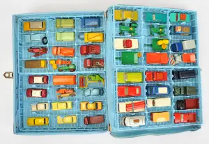 Matchbox Superfast Collectors 41 Case - case contains 4 x plastic trays holding 48 Regular Wheels models to include 47b Commer Ice-cream Van "Lyons Maid", 56b 