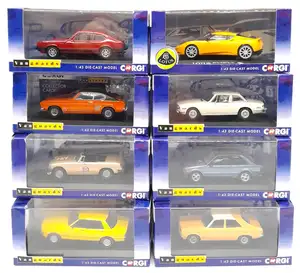 Corgi Vanguards, a boxed 1:43 scale group to include VA10816 Ford Capri 2.8i Special in Rosso Red, VA13300 Ford Capri Mk1 1600GT XLR 'Capri Special' in Vista O