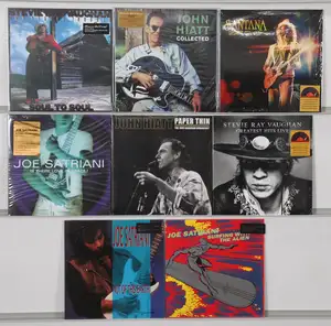 New Vinyl: A collection of blues, instrumental, and classic rock albums featuring …
