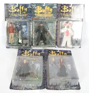 Moore Action Collectibles, a boxed Group of Buffy the Vampire Slayer Action Figures