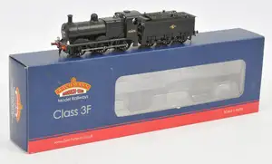 Bachmann branch-line OO Gauge 31-625 3F Class 0-6-0 No.43474 BR plain black late crest