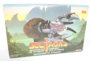 Coleco, a boxed Sectaurs Battlebeetle.