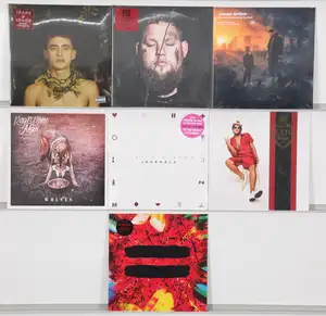 New Vinyl: A collection of contemporary pop, soul, and singer-songwriter vinyl records featuring major modern artists. The selection includes several chart-top