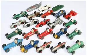Dinky Toys Racing Cars A Group Of 23 To Include - Auto-Union - Red, Speed Of The Wind