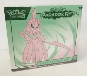 The Pokemon Company, a Sealed Paradox Rift Iron Valiant Elite Trainer Box.