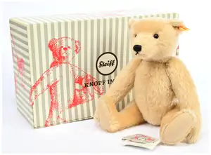 Steiff Amadeus 1904 replica teddy bear, yellow tag 026713