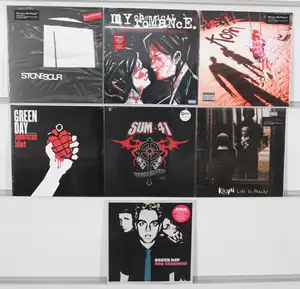New Vinyl: A collection of contemporary rock, nu-metal, and pop-punk vinyl records featuring high-quality pressings. The selection includes notable releases fr