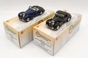 Lansdowne Models, a boxed 1:43 scale pair comprising of LDM.37A 1949 Triumph 2000 Roadster "Top Up" in Black along with LDM.37B 1949 Triumph 2000 Roadster "Top