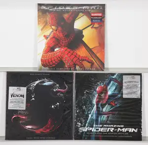 New Vinyl: A collection of contemporary superhero film soundtracks and scores on vinyl, including notable releases from the Marvel cinematic universe.
Included