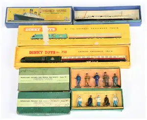 Dinky Toys A Group Of 4 To Include - 4 (O Gauge) Engineering Staff Figure Set