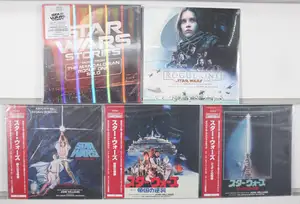 New Vinyl: A selection of Star Wars soundtrack recordings featuring original film scores and orchestral compilations from the franchise. This lot includes Japa
