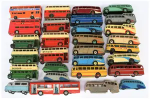 Dinky Toys Buses A Group Of 28 To Include - Double Decker, Single Decker "Red Arrow",