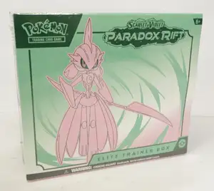 The Pokemon Company, a Sealed Paradox Rift Iron Valiant Elite Trainer Box.