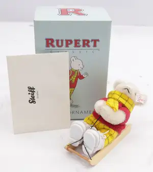 Steiff Rupert The Bear Ornament