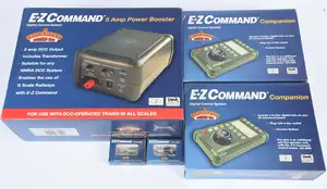 Bachmann Branchline DCC items with 36-520 EZ Command 5 amp booster with transformer along with two 36-510 EZ Command Companions. Conditions appear Excellent Pl