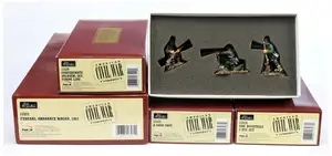 Britains - American Civil War Range, comprising: Set 17578 'The Bucktails 3 Pcs Set', Set 17571 'Federal Ordnance Wagon, 1863', Set 17533 'A Good Shot' & Set 1