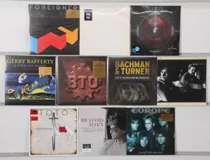 New Vinyl: A selection of classic rock and AOR albums, featuring compilation and l…