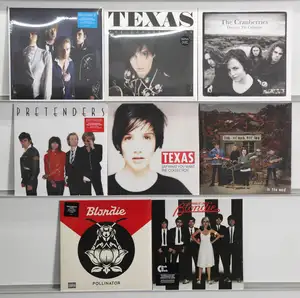New Vinyl: A collection of contemporary rock and pop LPs featuring prominent female-fronted acts and various anniversary reissues
