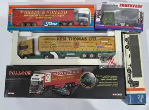 Corgi, Lion Car and similar, a mixed boxed group of mailnly 1/50 scale Trucks to include, LBS Ken Thomas Truck and Trailer, Tekno T.Brady and Sons Truck and Tr