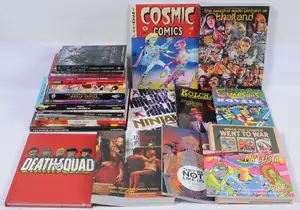 Quantity of Hardback & Paperback, Graphic Novels, Books & similar.  Although unchecked for completeness condition generally appears to be Good to Excellent.  S