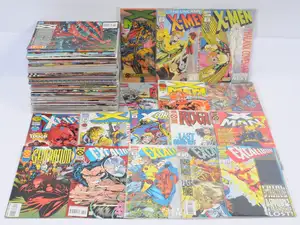 Marvel Comics, X-Men & related Comics. Uncanny X-Men, X-Men Unlimited, X-Factor, X-Force, Generation X, Excalibur & similar.  Although unchecked for completene