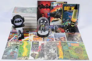 DC Comics, Batman, Doom Patrol, Swamp Thing & similar, Comics, Magazines, Annuals & related Batman Collectibles.  Although untested & unchecked for completenes