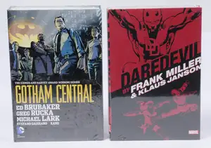 DC & Marvel Comics, Gotham Central Omnibus (Batman related) & Daredevil by Frank Miller & Klaus Janson Omnibus, Oversized Hardback Graphic Novels (both Sealed)