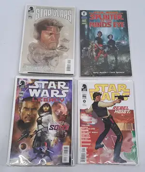 Dark Horse Comics, Star Wars, Splinter of the Mind’s Eye, Legacy, Rebel Heist & similar.  Consisting of The Star Wars #0 to #8 Complete Mini-Series, Star War
