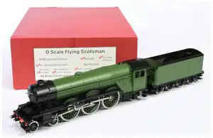 Sancheng (Bachmann Brassworks) O Gauge 4-6-2 A3 Class Steam Locomotive "Flying Scotsman" with non corridor tender