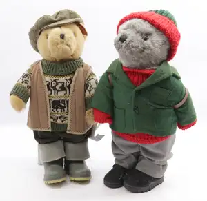 Little Folk & Deans Rag Book Lakeland Bear pair